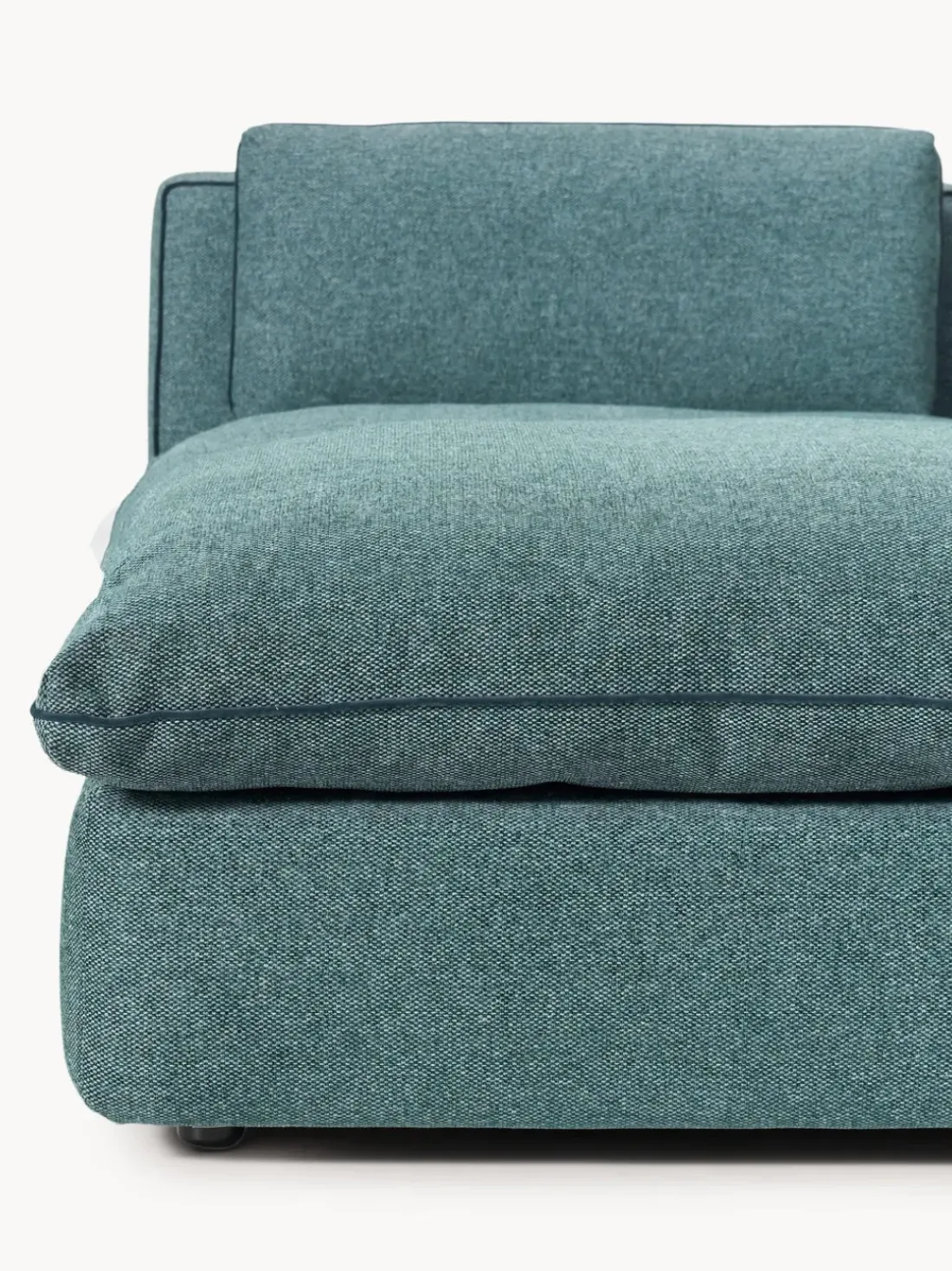 Sofá rinconera grande modular con reposapiés Felix