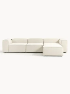 Sofá rinconera modular con reposapiés izquierdo/derecho Lennon (4 plazas)