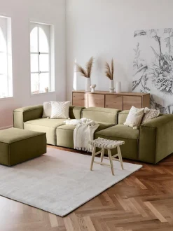 Sofá rinconera modular con reposapiés izquierdo/derecho Lennon (4 plazas)