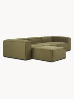 Sofá rinconera modular con reposapiés izquierdo/derecho Lennon (4 plazas)