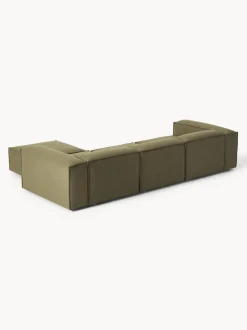 Sofá rinconera modular con reposapiés izquierdo/derecho Lennon (4 plazas)
