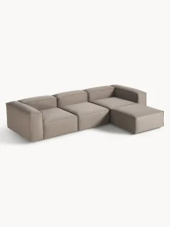 Sofá rinconera modular con reposapiés izquierdo/derecho Lennon (4 plazas)