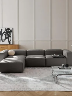 Sofá rinconera modular con reposapiés izquierdo/derecho Lennon (4 plazas)