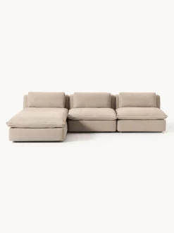 Sofá rinconera modular con reposapiés izquierdo/derecho Felix