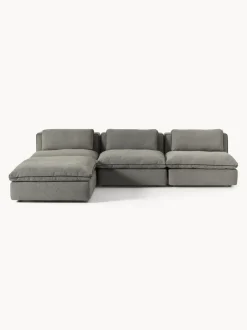 Sofá rinconera modular con reposapiés izquierdo/derecho Felix