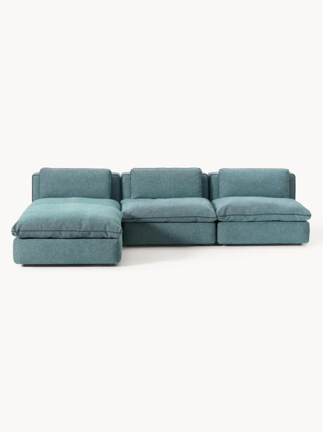 Sofá rinconera modular con reposapiés izquierdo/derecho Felix