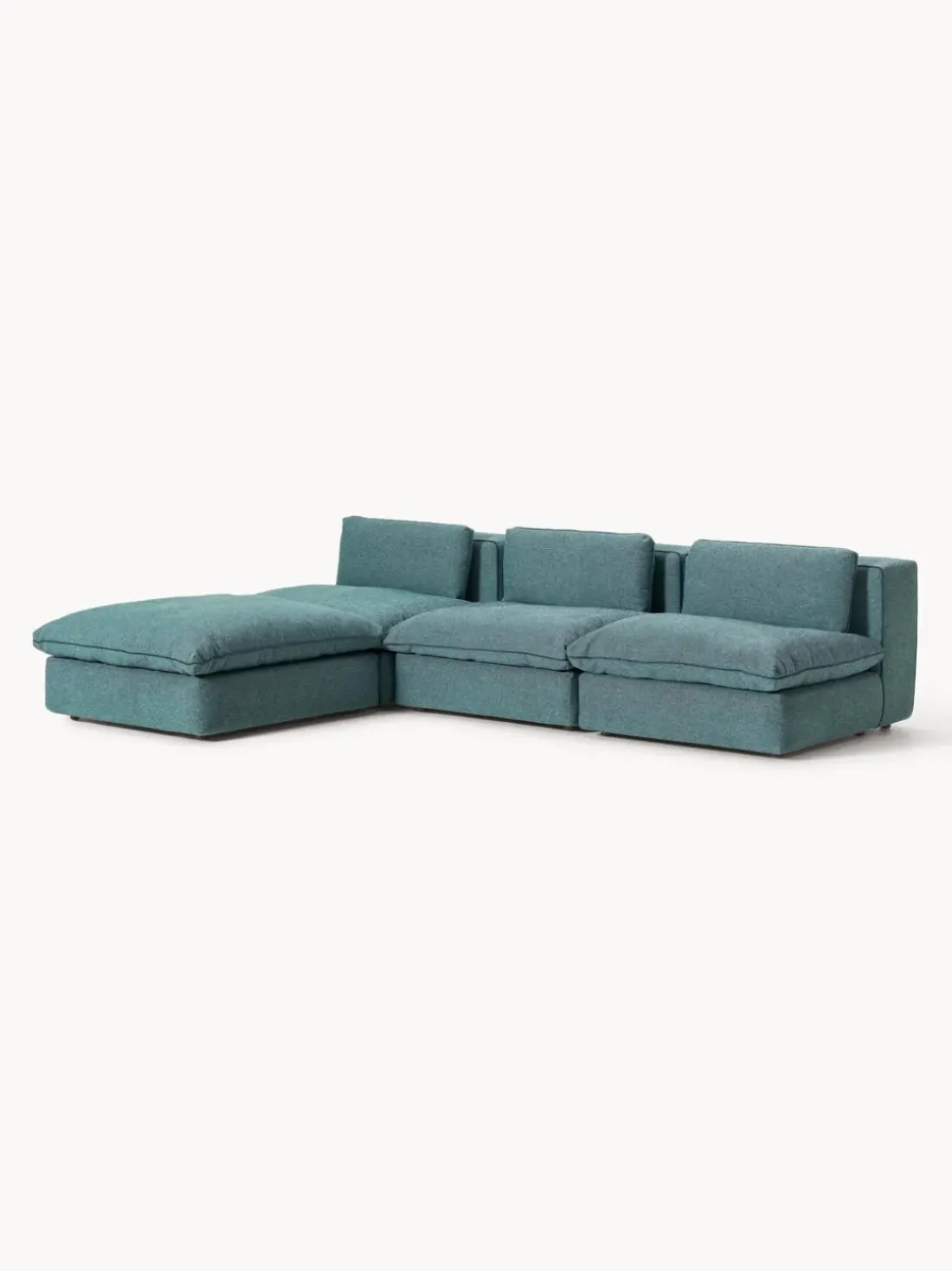 Sofá rinconera modular con reposapiés izquierdo/derecho Felix