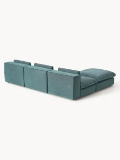 Sofá rinconera modular con reposapiés izquierdo/derecho Felix