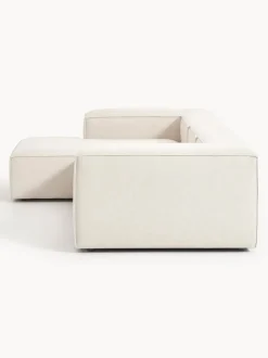 Sofá rinconera modular de mezcla de lino Lennon