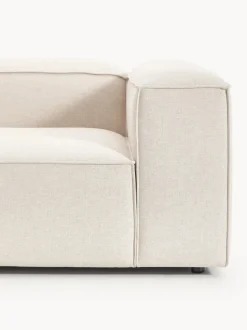 Sofá rinconera modular de mezcla de lino Lennon