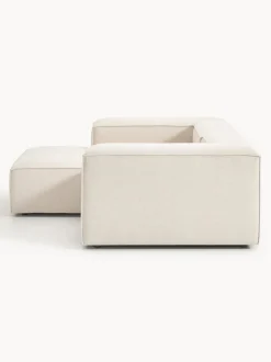 Sofá rinconera modular de mezcla de lino Lennon