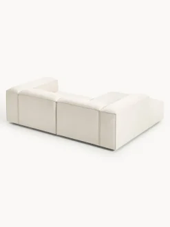 Sofá rinconera modular de mezcla de lino Lennon