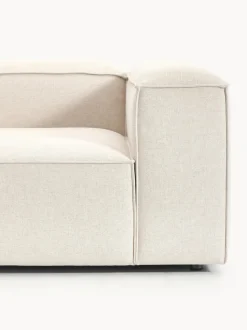 Sofá rinconera modular de mezcla de lino Lennon