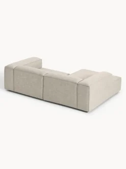 Sofá rinconera modular de mezcla de lino Lennon