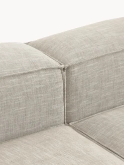Sofá rinconera modular de mezcla de lino Lennon