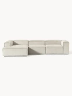 Sofá rinconera modular de pana Lennon