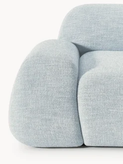 Sofá rinconera modular en tejido bouclé Wolke (4 plazas)