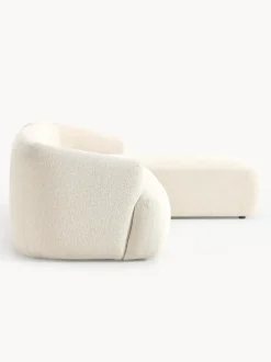 Sofá rinconera modular en tejido bouclé Sofia (3 plazas)