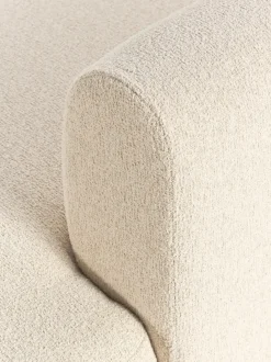 Sofá rinconera modular en tejido bouclé Sofia (4 plazas)