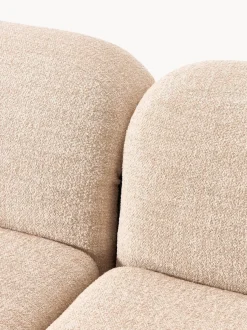 Sofá rinconera modular en tejido bouclé Wolke (4 plazas)