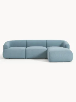 Sofá rinconera modular en tejido bouclé Sofia (3 plazas)