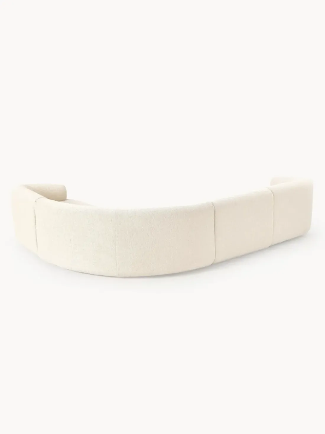 Sofá rinconera modular en tejido bouclé Sofia (4 plazas)