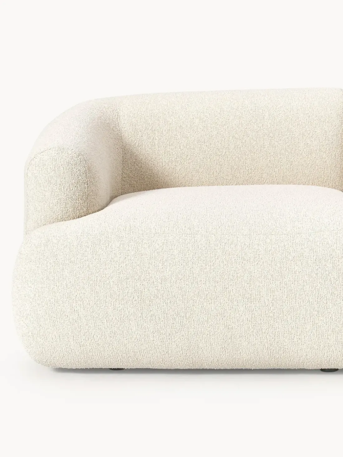 Sofá rinconera modular en tejido bouclé Sofia (4 plazas)