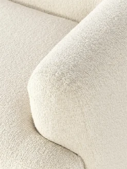 Sofá rinconera modular en tejido bouclé Sofia (4 plazas)