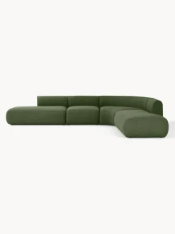 Sofá rinconera modular en tejido bouclé Sofia (4 plazas)