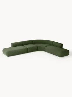 Sofá rinconera modular en tejido bouclé Sofia (4 plazas)