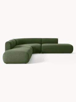 Sofá rinconera modular en tejido bouclé Sofia (4 plazas)