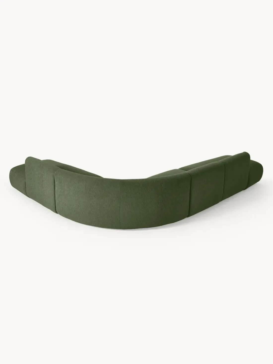 Sofá rinconera modular en tejido bouclé Sofia (4 plazas)