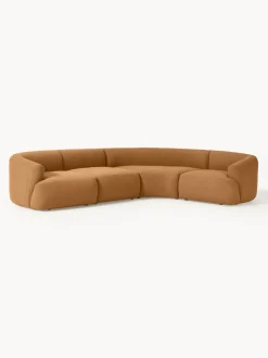 Sofá rinconera modular en tejido bouclé Sofia (4 plazas)