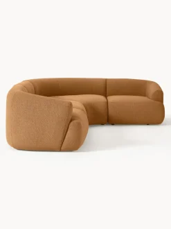 Sofá rinconera modular en tejido bouclé Sofia (4 plazas)