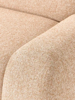 Sofá rinconera modular en tejido bouclé Wolke (4 plazas)