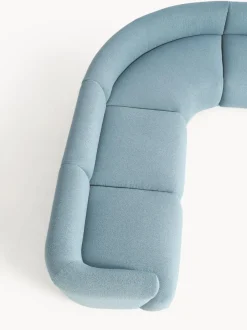 Sofá rinconera modular en tejido bouclé Sofia (4 plazas)