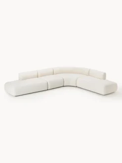 Sofá rinconera modular en tejido bouclé Sofia (4 plazas)