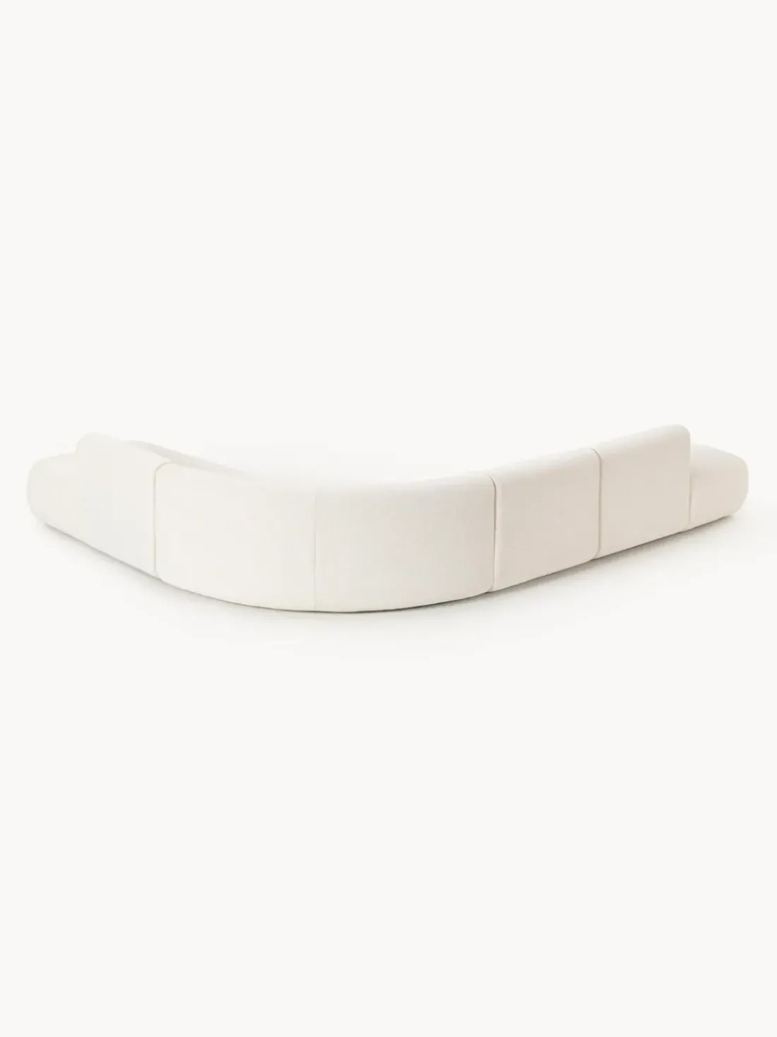 Sofá rinconera modular en tejido bouclé Sofia (4 plazas)