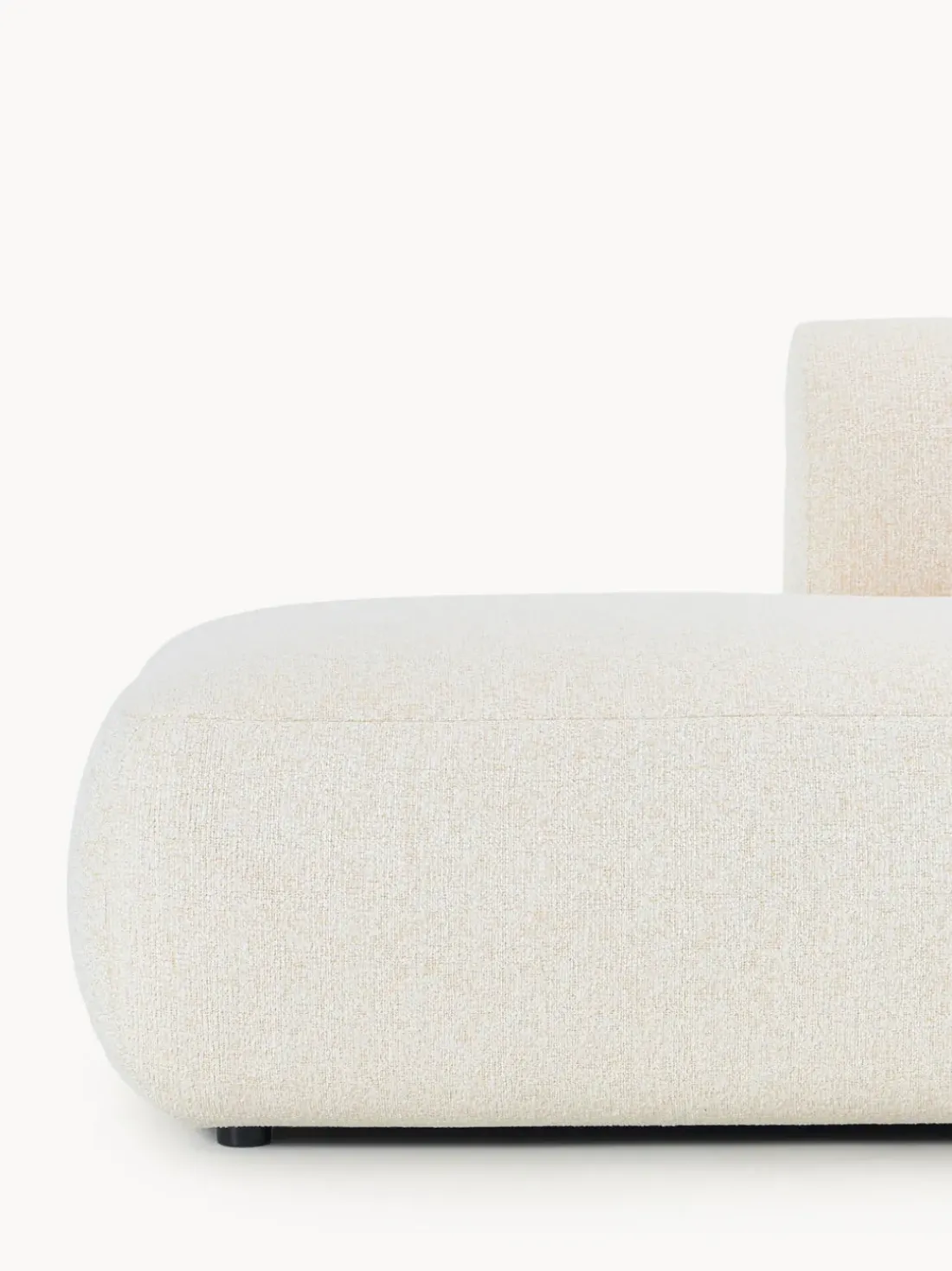 Sofá rinconera modular en tejido bouclé Sofia (4 plazas)