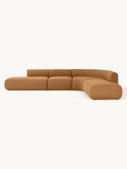 Sofá rinconera modular en tejido bouclé Sofia (4 plazas)