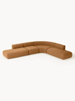Sofá rinconera modular en tejido bouclé Sofia (4 plazas)