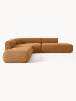 Sofá rinconera modular en tejido bouclé Sofia (4 plazas)