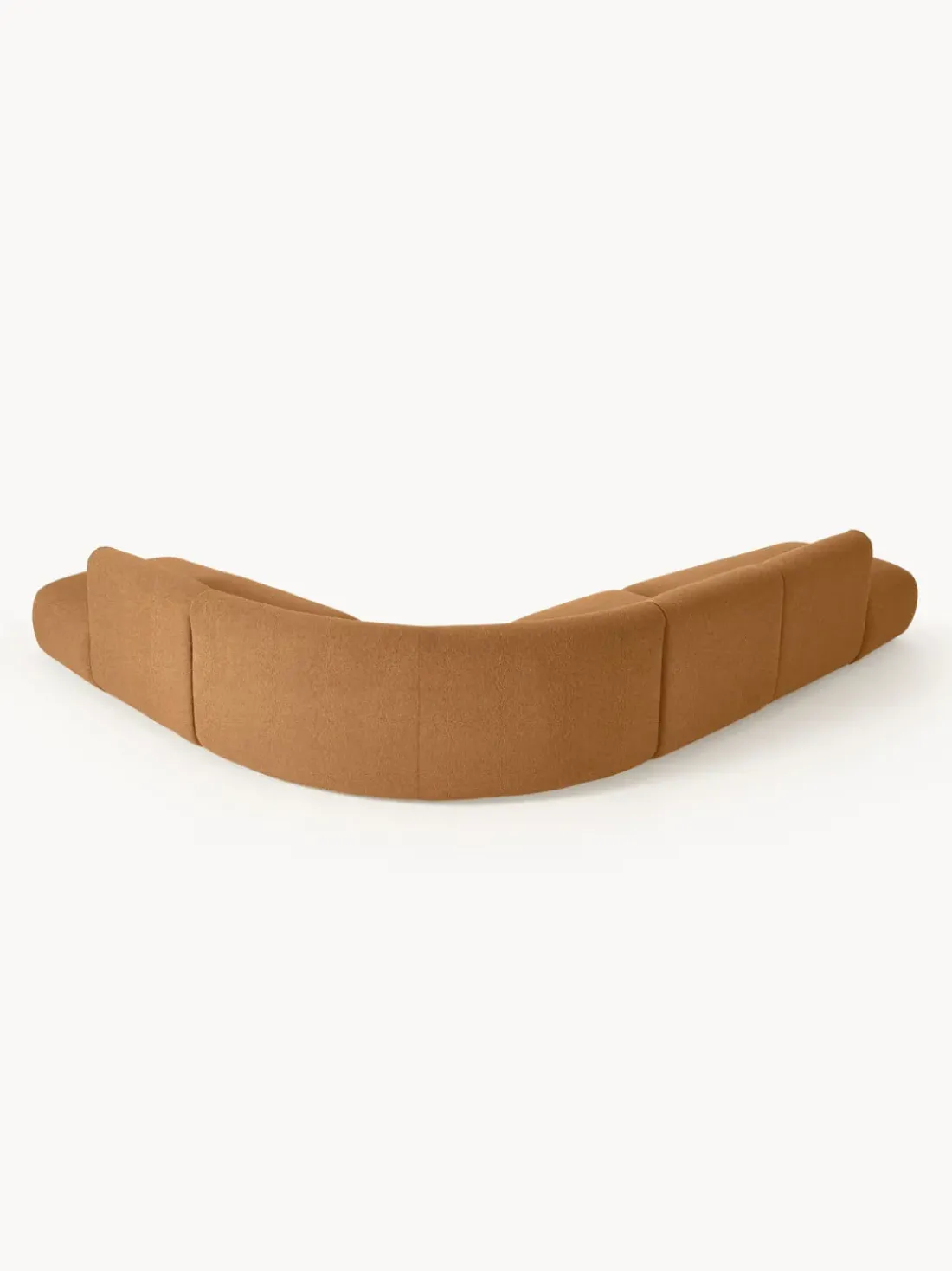 Sofá rinconera modular en tejido bouclé Sofia (4 plazas)