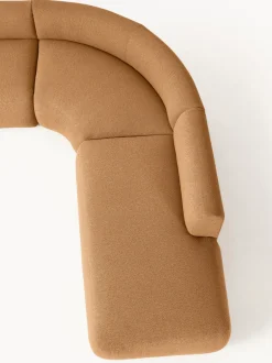Sofá rinconera modular en tejido bouclé Sofia (4 plazas)