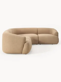 Sofá rinconera modular en tejido bouclé Sofia (4 plazas)