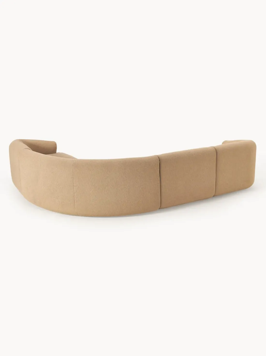 Sofá rinconera modular en tejido bouclé Sofia (4 plazas)