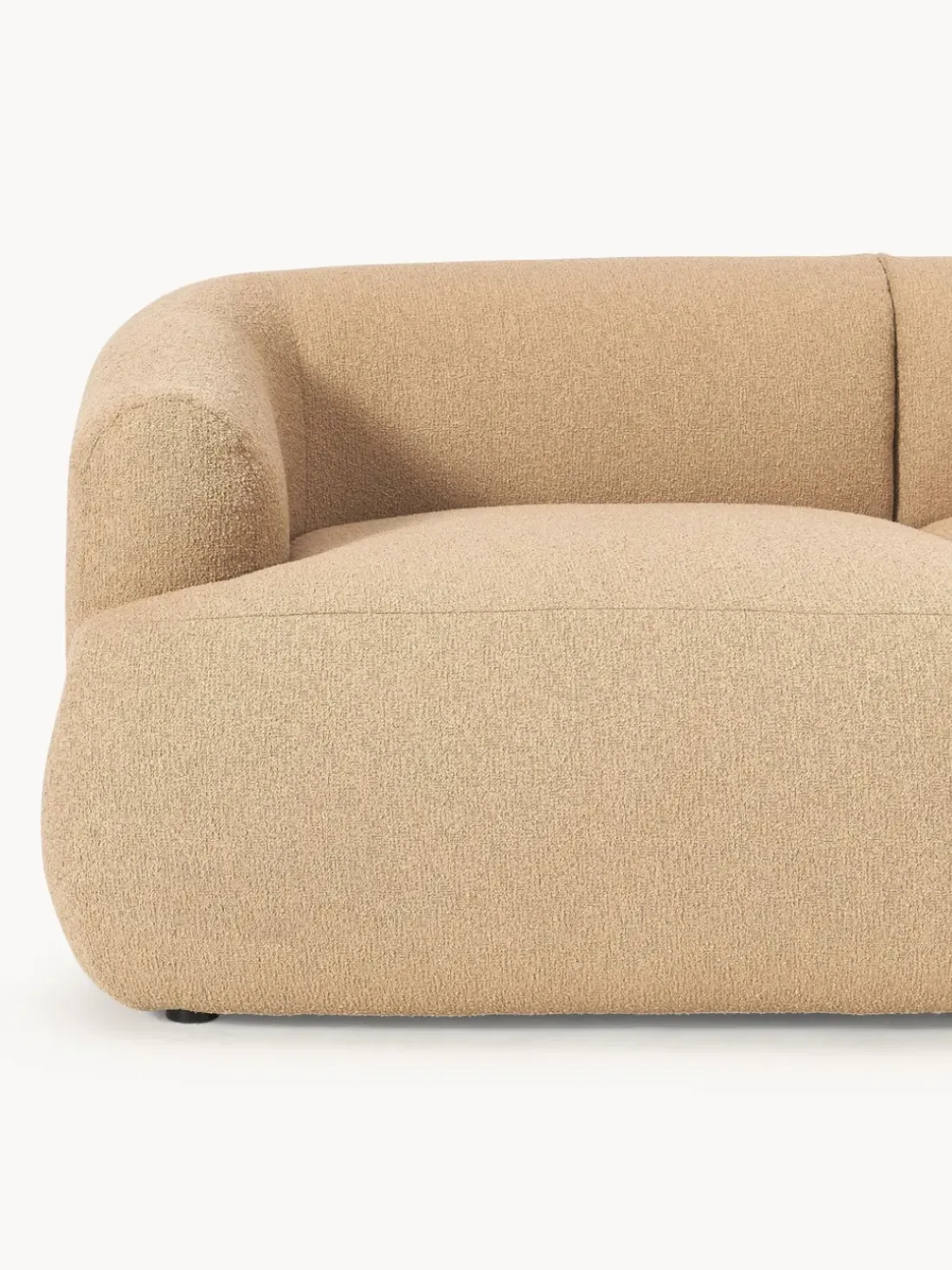 Sofá rinconera modular en tejido bouclé Sofia (4 plazas)