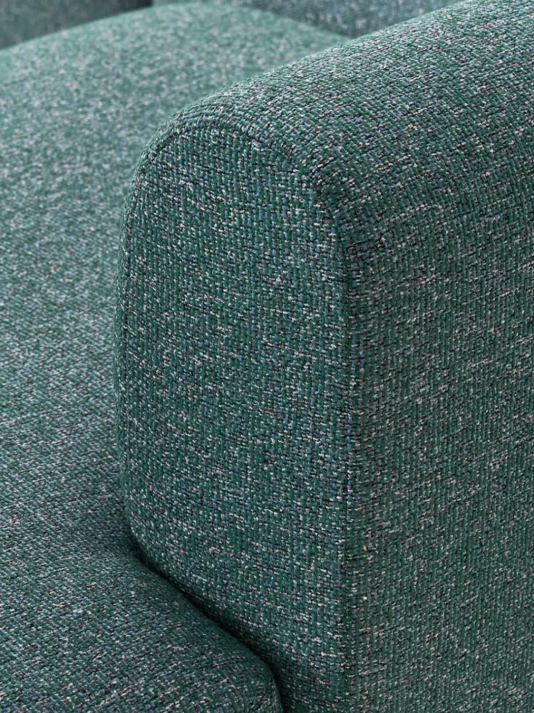 Sofá rinconera modular en tejido bouclé Sofia (4 plazas)
