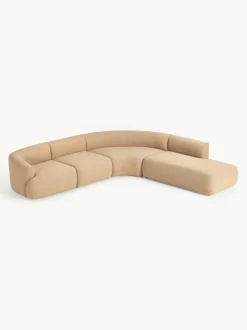 Sofá rinconera modular en tejido bouclé Sofia (4 plazas)