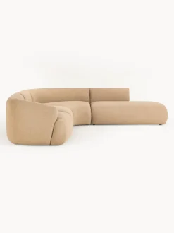 Sofá rinconera modular en tejido bouclé Sofia (4 plazas)